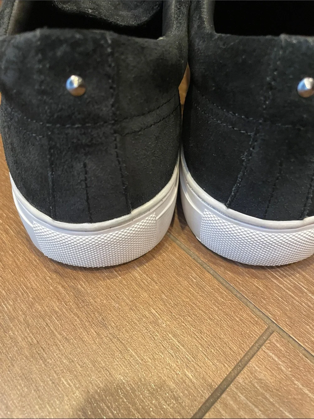 Hugo Boss Men's Black Suede Low-Top Sneakers